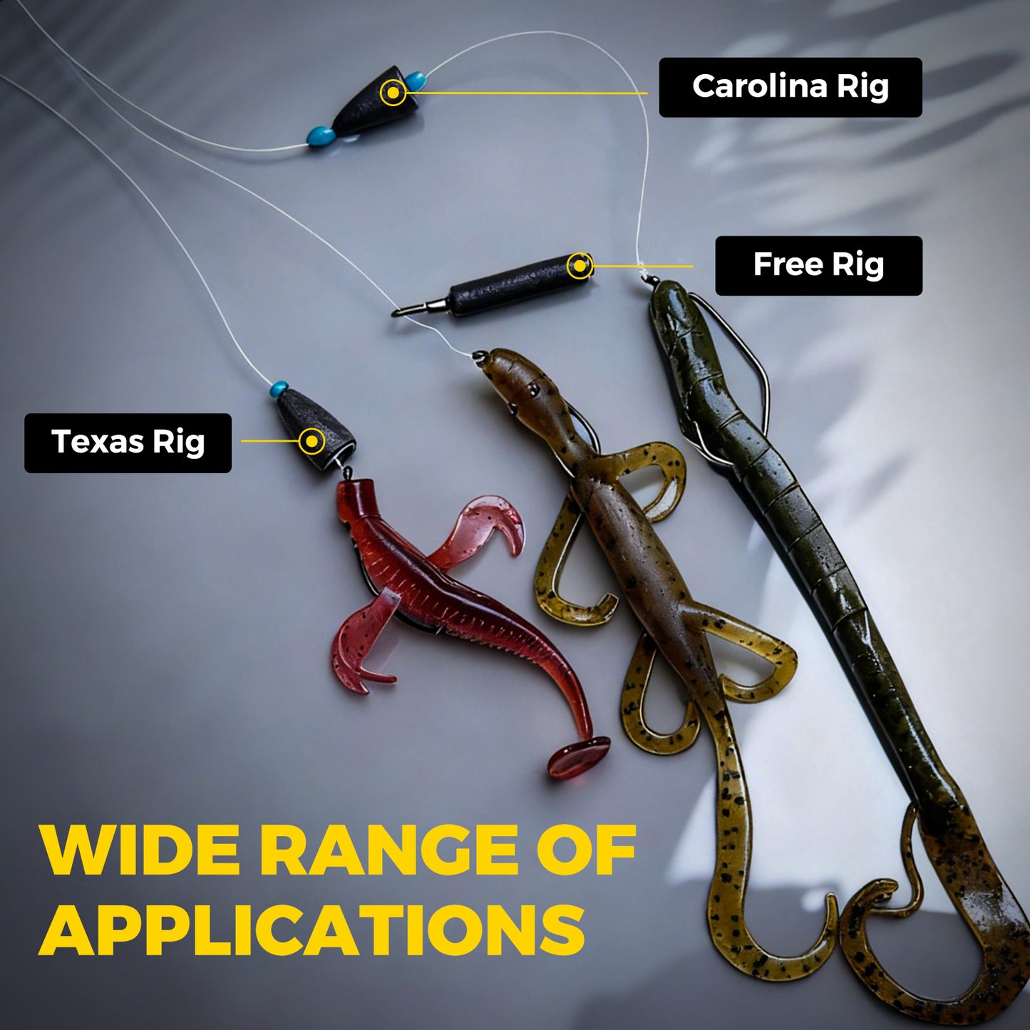 ArcPro Improve Offset EWG Worm Hooks 4-2/0# 50/100pcs