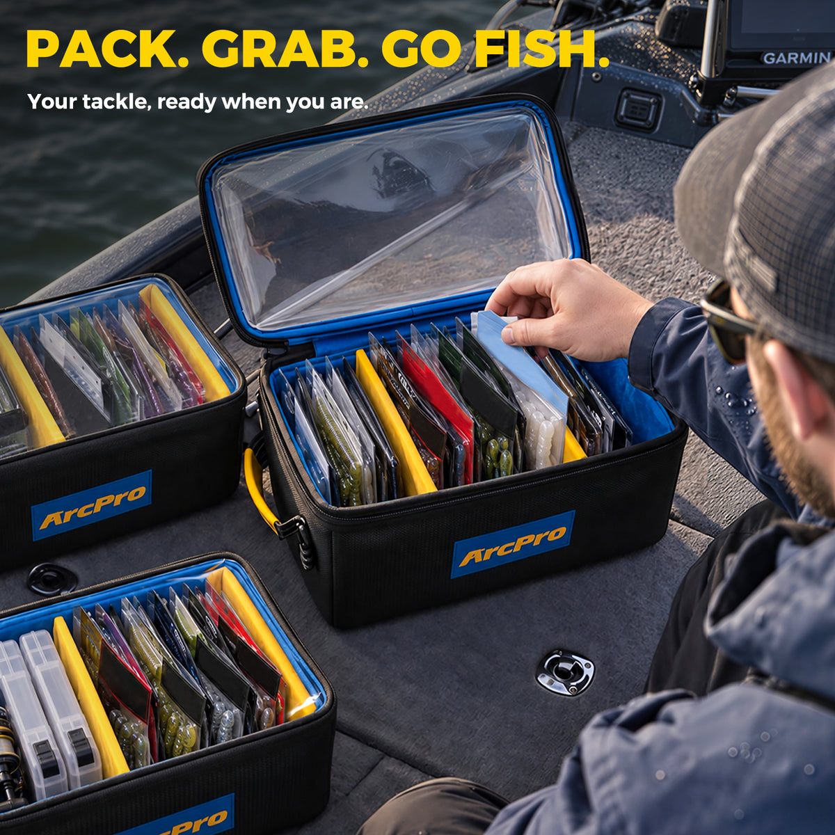 ArcPro Clear-View Soft Bait Storage Bag