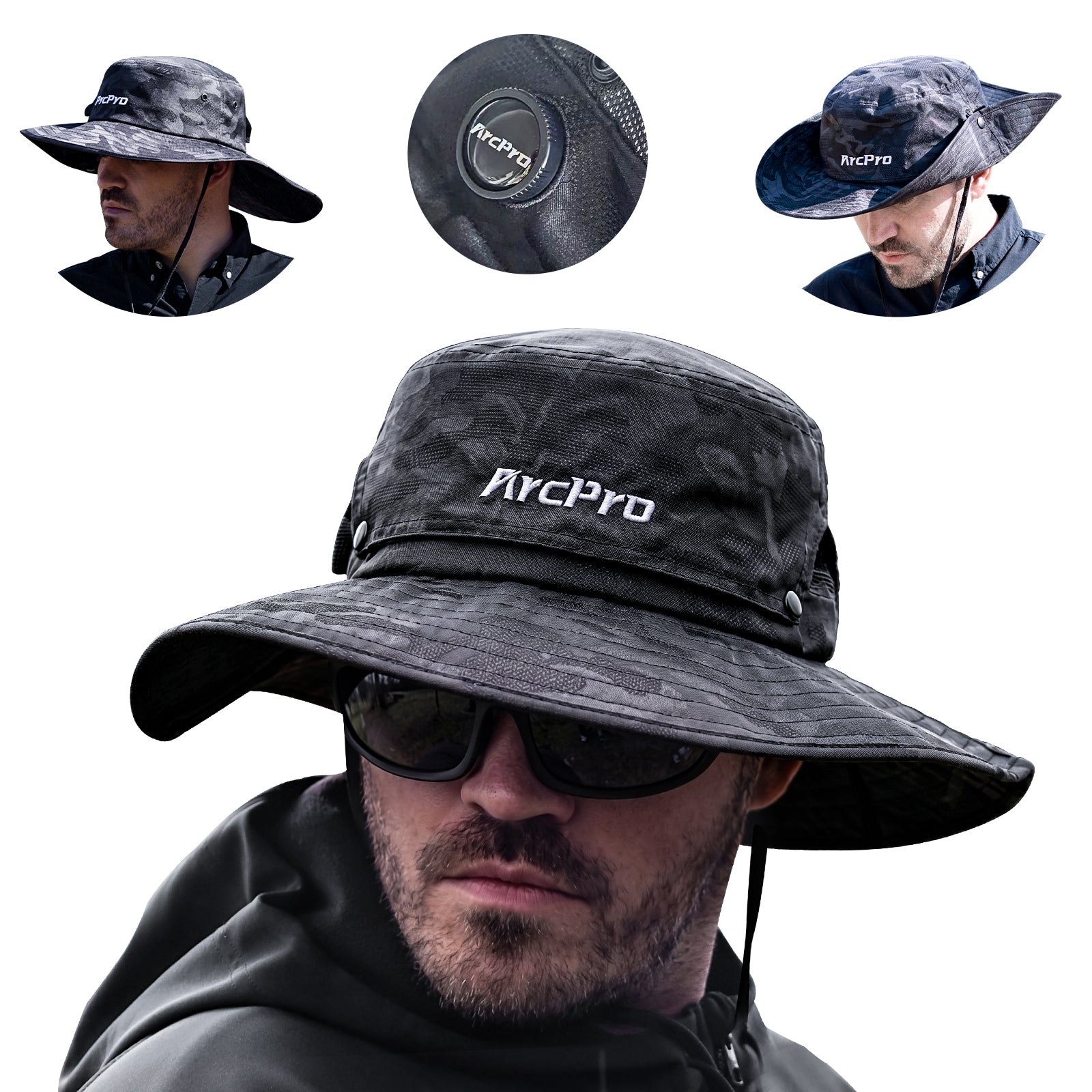2-in-1 Waterproof Fishing Hat