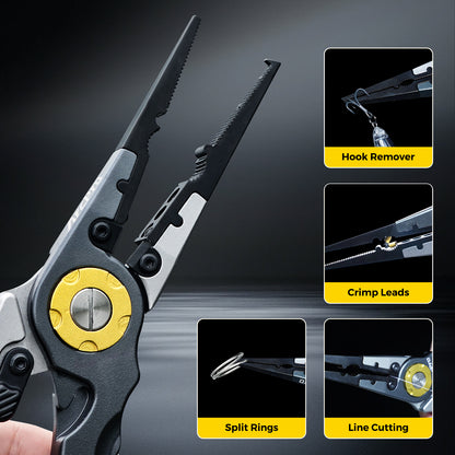 ARCPRO Aluminum alloy lure pliers Saltwater Fishing Pliers, split ring – ArcPro Fishing
