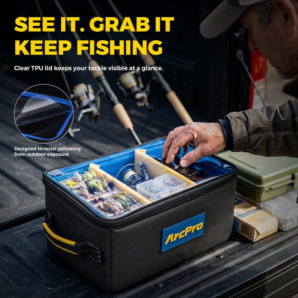 ArcPro Clear-View Soft Plastic Bait Storage Bag