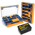 Arcpro 2 Pack 3600 Waterproof Fishing Tackle Box, Floating One-Hand Latch Bait Storage Case