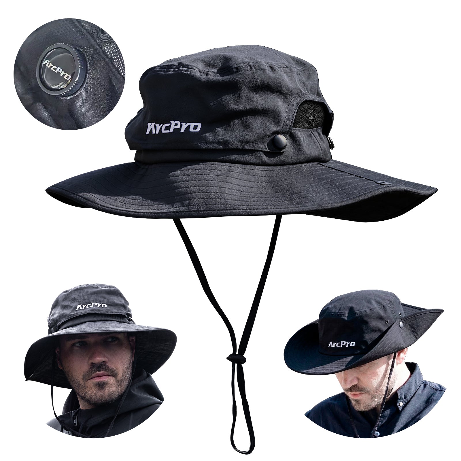 ARCPRO 2-in-1 Waterproof Fishing Hat – ArcPro Fishing