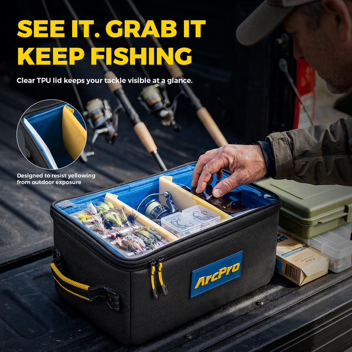 ArcPro Clear-View Soft Bait Storage Bag