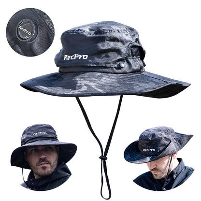 ARCPRO 2-in-1 Waterproof Fishing Hat with Removable Top, Breathable Sun Mesh Hat