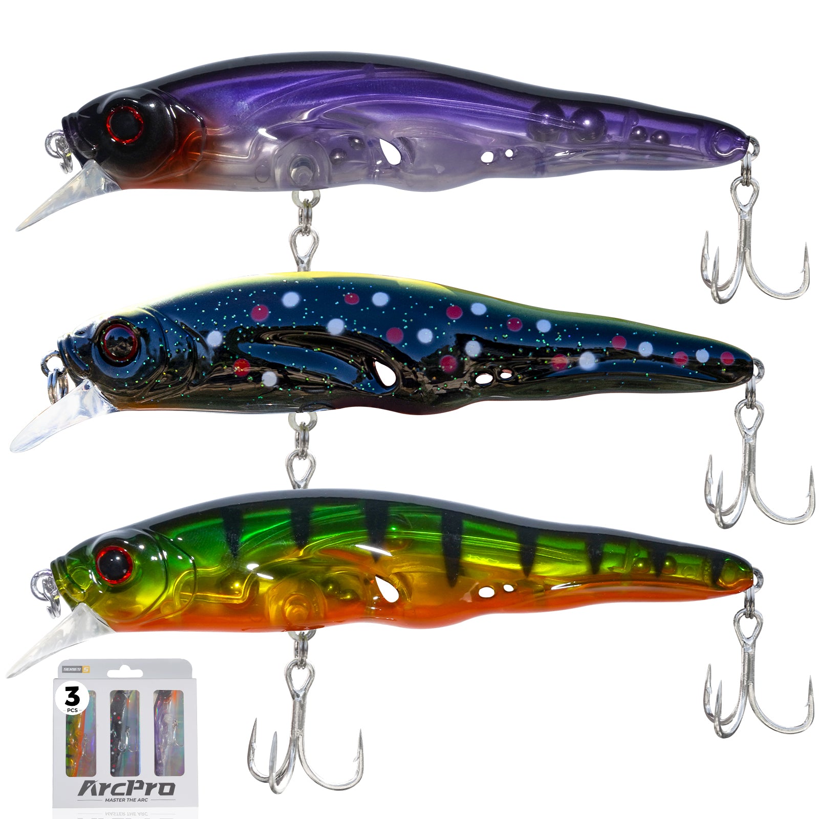 ArcPro Topwater Fishing Lures -Hard Swimbait,Floating Lure with Hollow – ArcPro Fishing