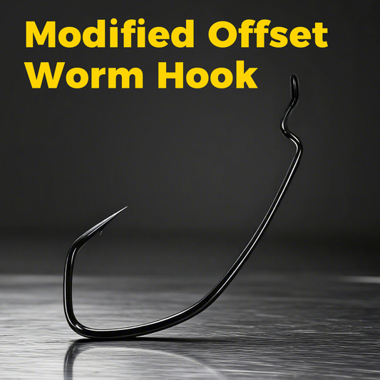 ArcPro Improve Offset EWG Worm Hooks 4-2/0# 50/100pcs