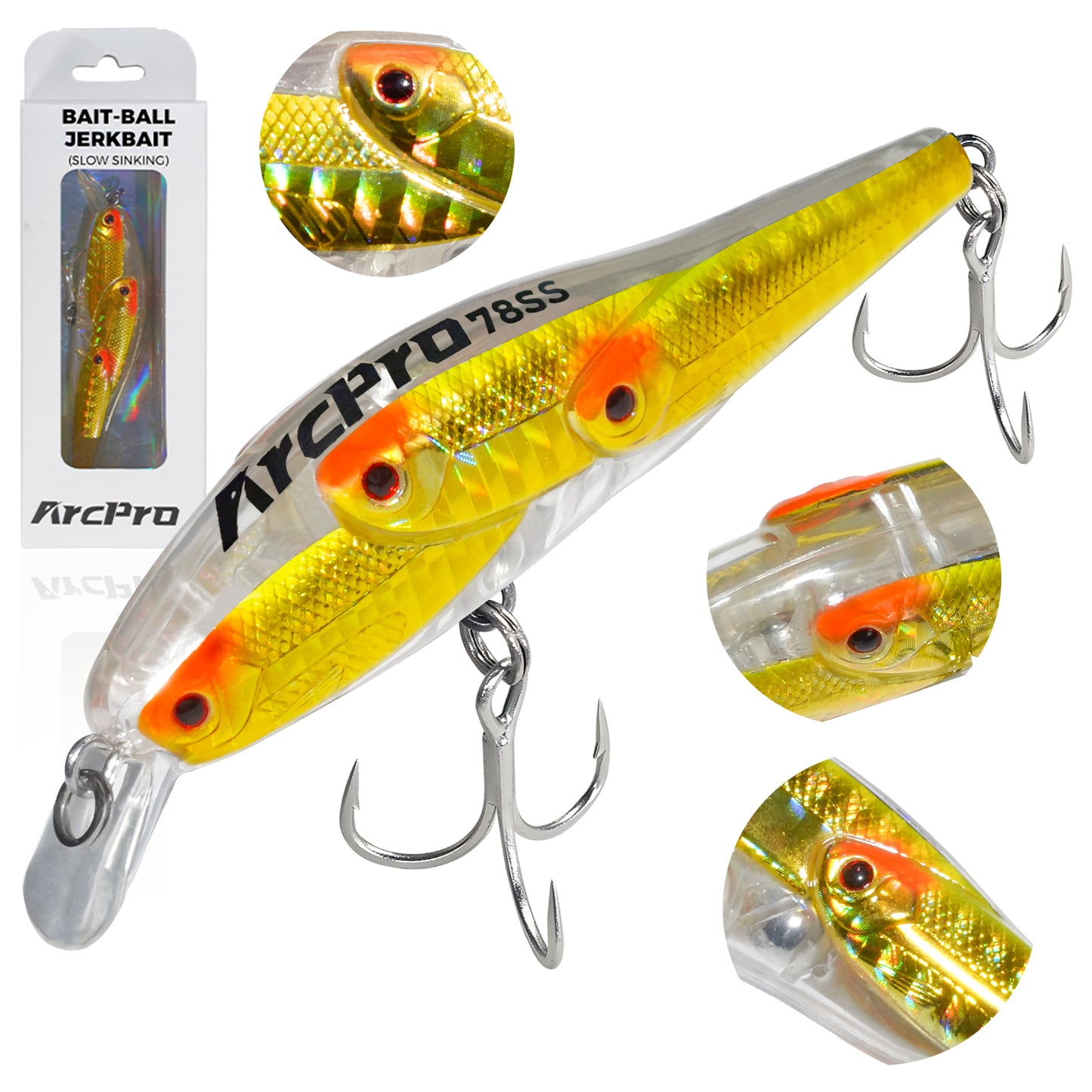 ArcPro Slow-Sinking Minnow Lure