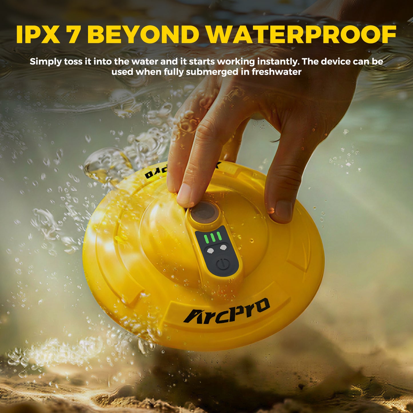 Arcpro Floating Aerator for Live Bait, Use While Charging 3000mAh Aerator