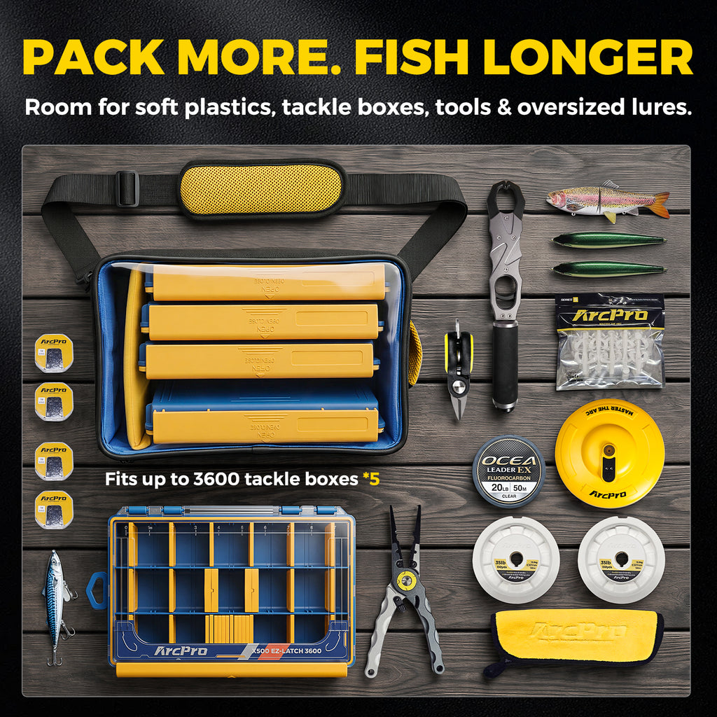 ArcPro Clear-View Soft Plastic Bait Storage Bag