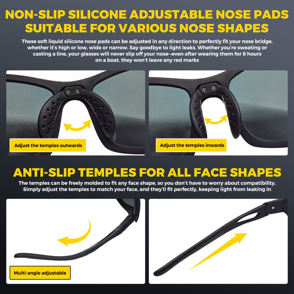 ARCPRO Adjustable Polarized Sports Sunglasses Fishing glasses