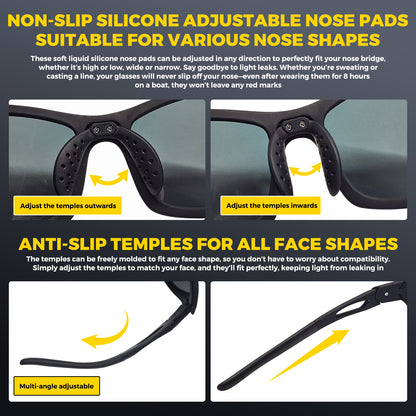 ARCPRO Adjustable Polarized Sports Sunglasses Fishing glasses