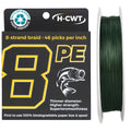 46-Strand High Density Braid Fishing-Braided Fishing Line with Recyclable Materials Spool