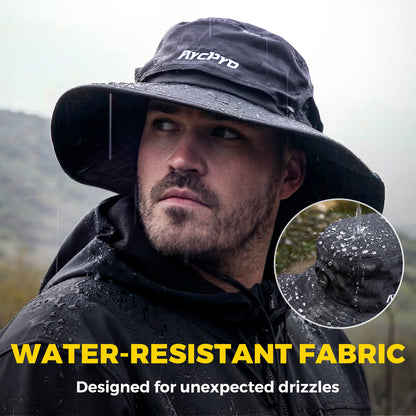 ARCPRO 2-in-1 Waterproof Fishing Hat with Removable Top, Breathable Sun Mesh Hat