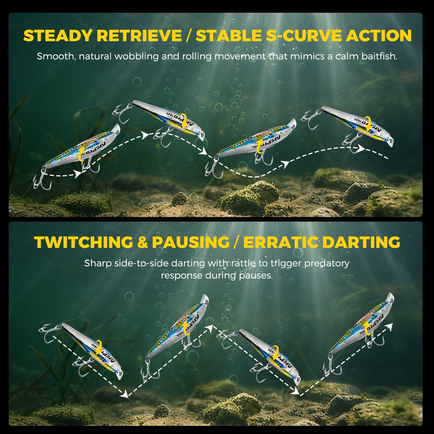 ArcPro Slow-Sinking Minnow Lure