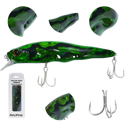 ArcPro Topwater Fishing Lures -Hard Swimbait,Floating Lure with Hollow Cavity
