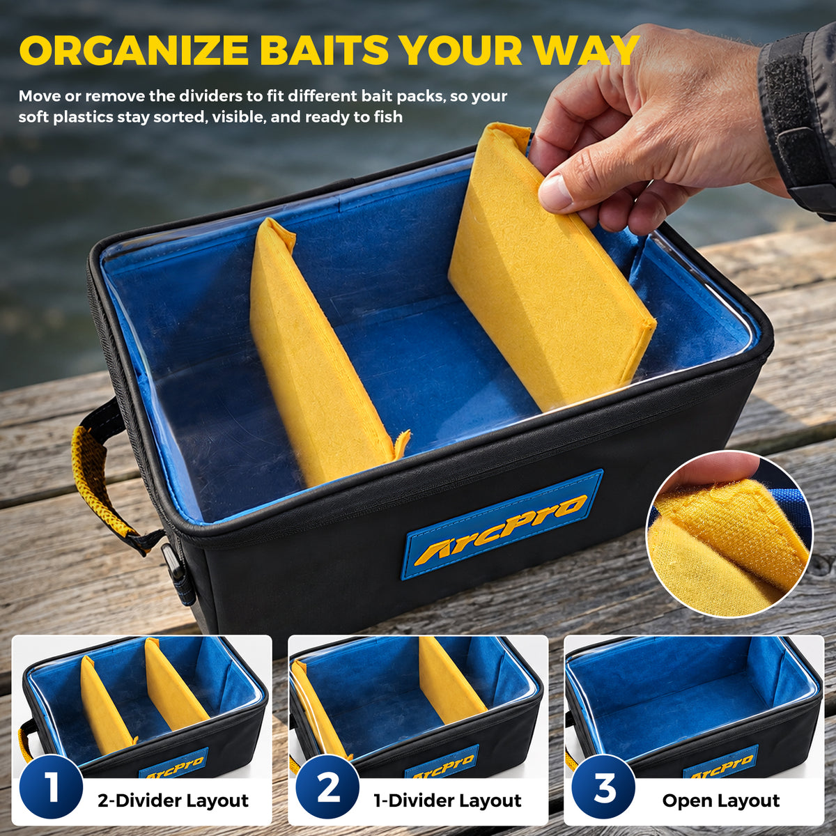 ArcPro Clear-View Soft Bait Storage Bag