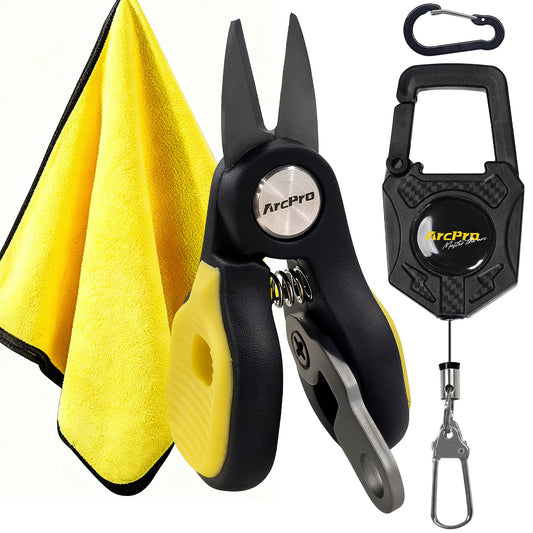 Arcpro Fishing Scissors Mini Fishing Scissors Towels Combo