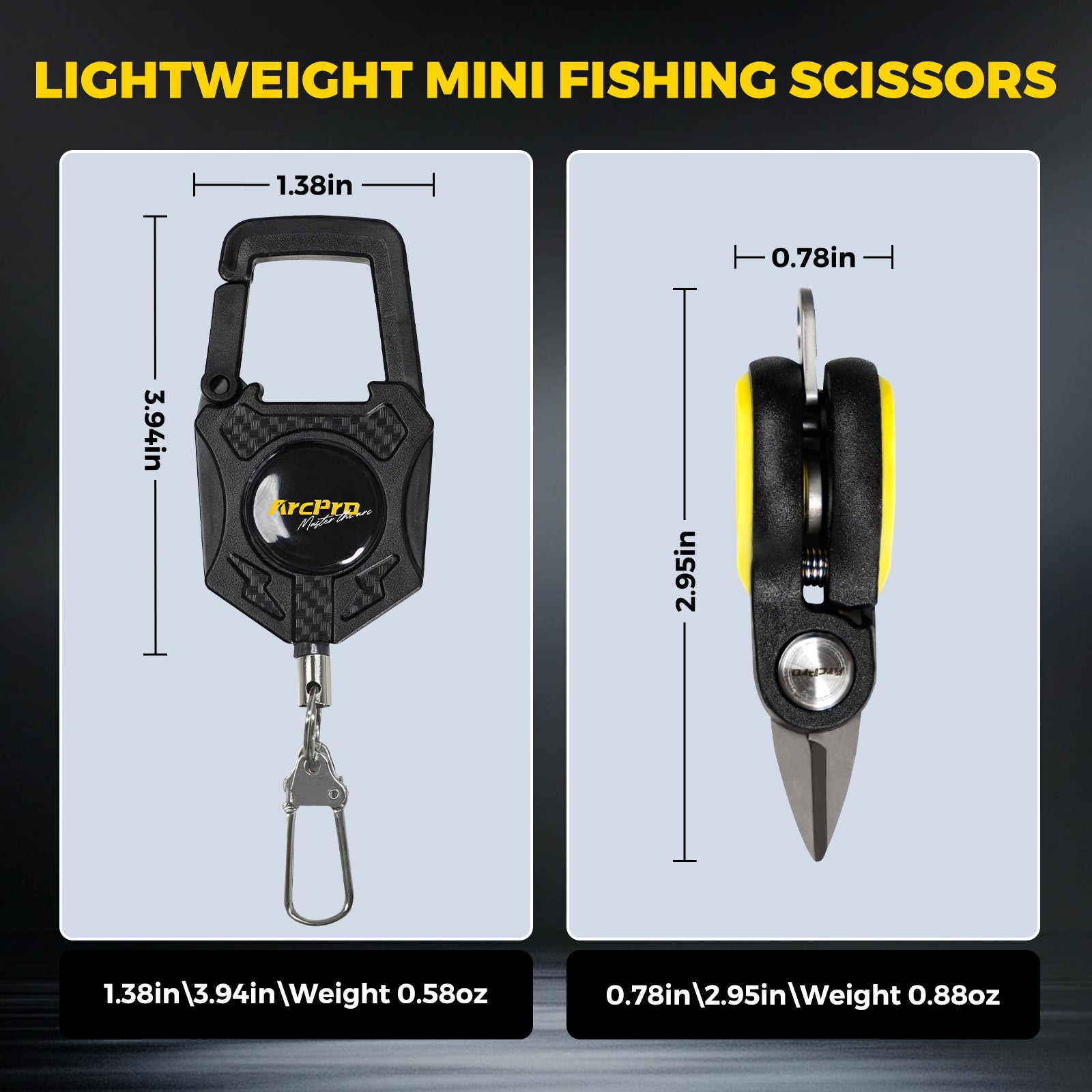 Arcpro Fishing Scissors Mini Fishing Scissors Towels Combo