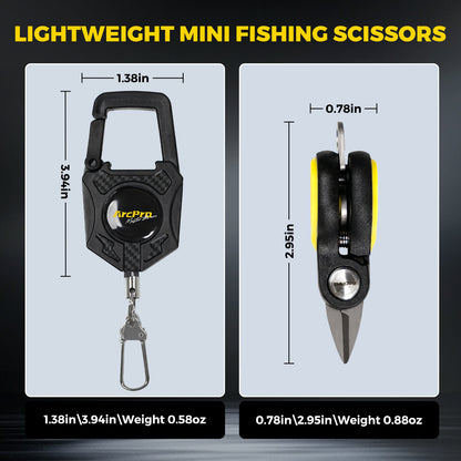 Arcpro Fishing Scissors Mini Fishing Scissors Towels Combo