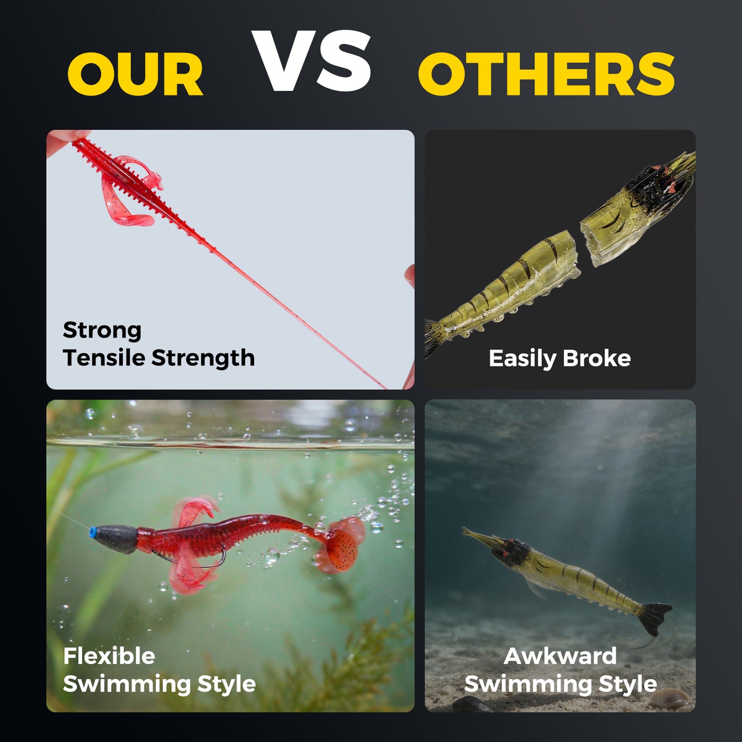 ArcPro Paddle Tail Swim Baits