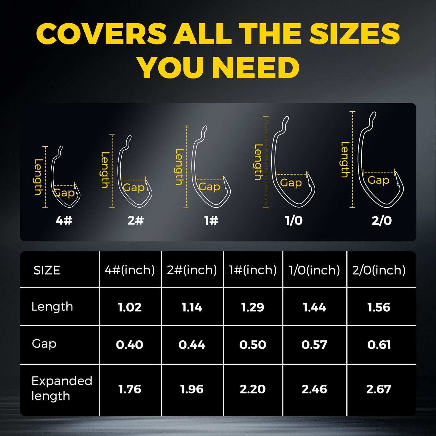 ArcPro Improve Offset EWG Worm Hooks