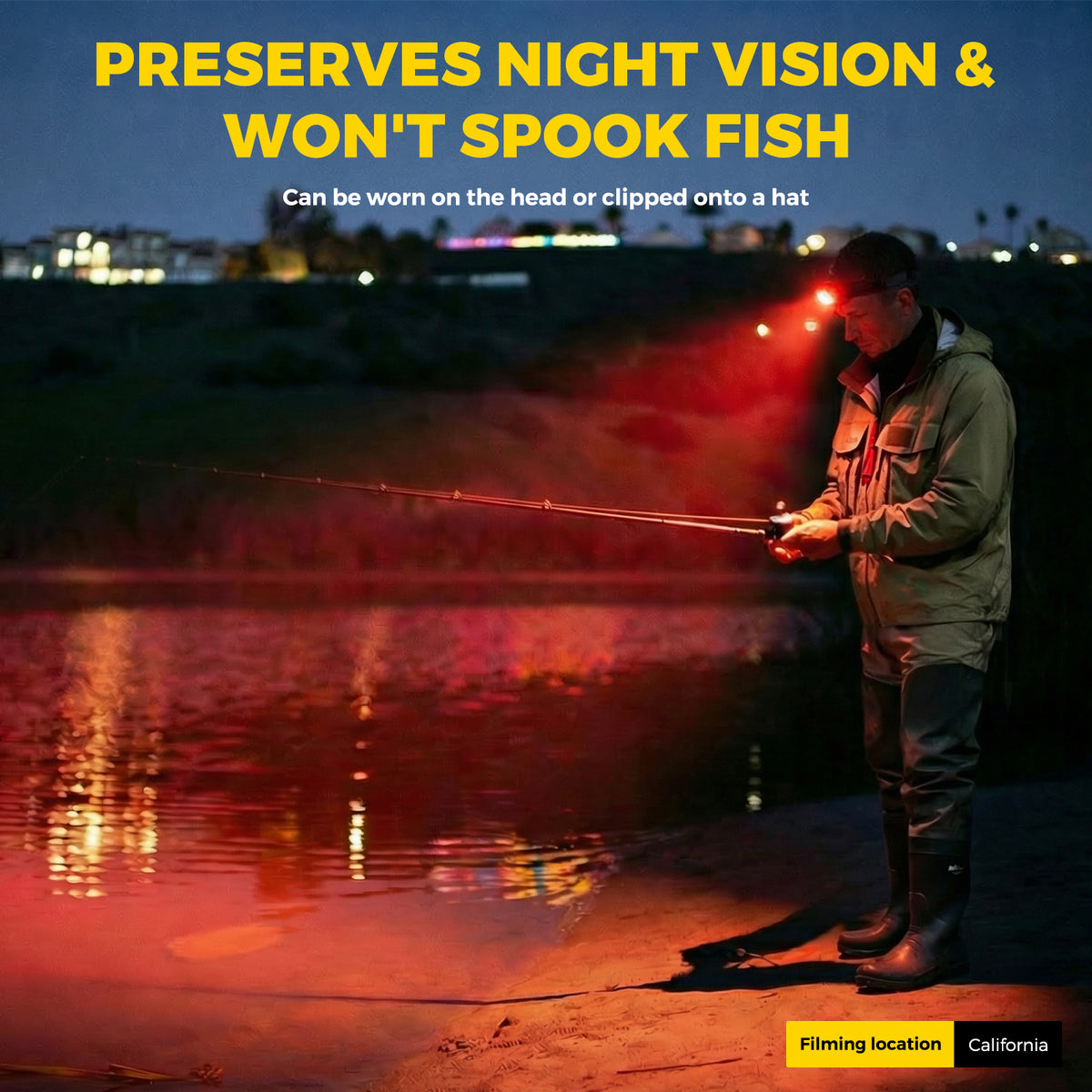 ArcPro Clip-On LED Cap Light, Motion Sensor, USB-C Rechargeable