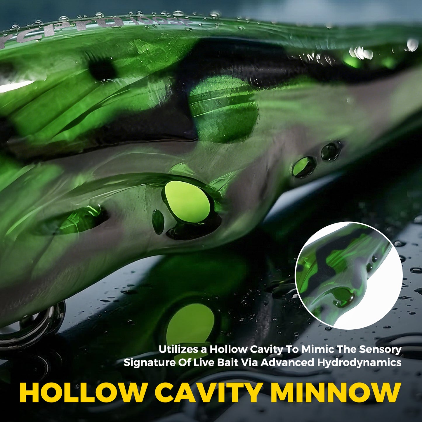 ArcPro Topwater Fishing Lures -Hard Swimbait,Floating Lure with Hollow Cavity
