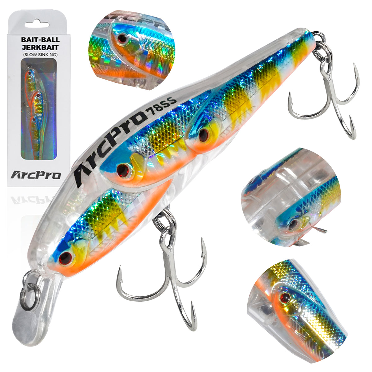 ArcPro Schooling Minnow Jerkbait