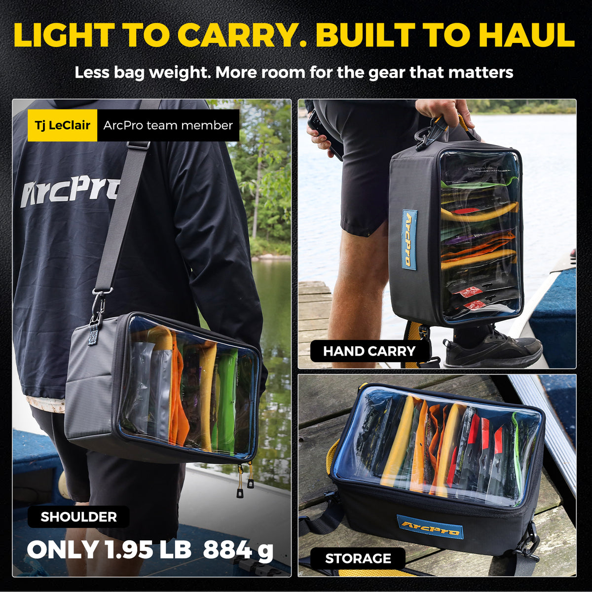 ArcPro Clear-View Soft Bait Storage Bag