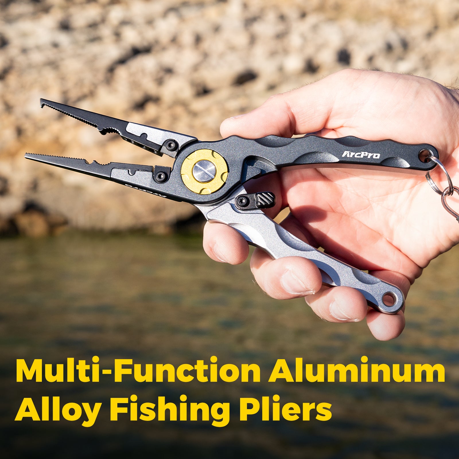 best split ring pliers for fishing lures ARCPRO Aluminum alloy lure pliers Saltwater Fishing Pliers, split ring – ArcPro Fishing