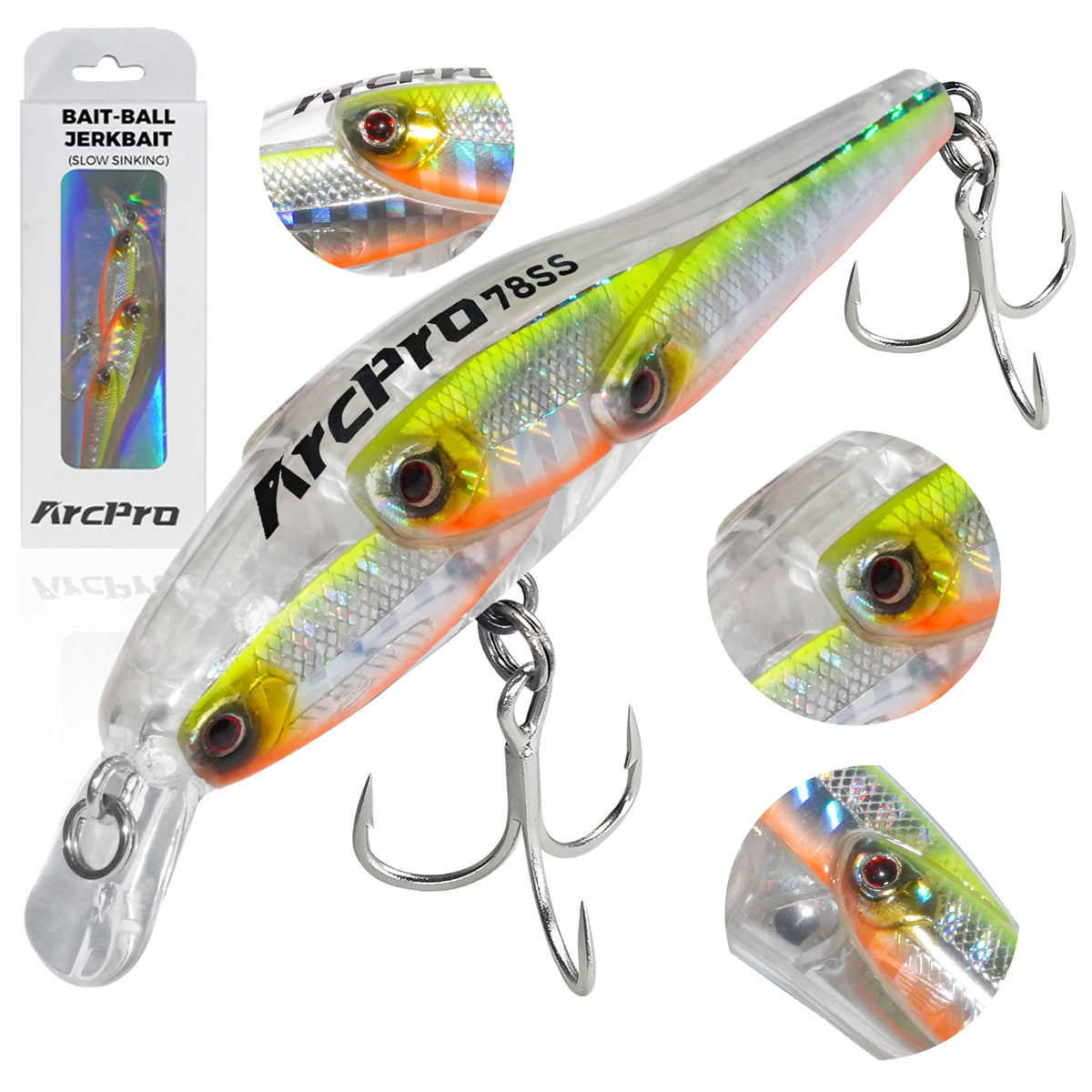 ArcPro Schooling Minnow Jerkbait