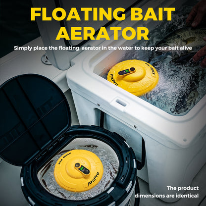 Arcpro Floating Aerator for Live Bait, Use While Charging 3000mAh Aerator