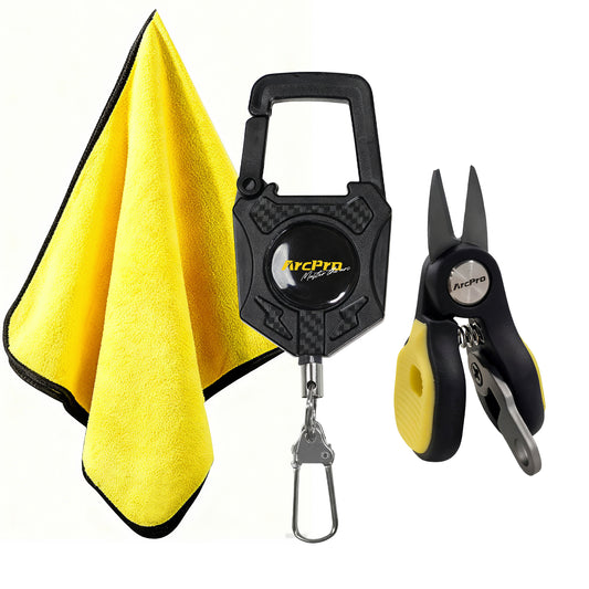 Arcpro Fishing Scissors Mini Fishing Scissors Towels Combo