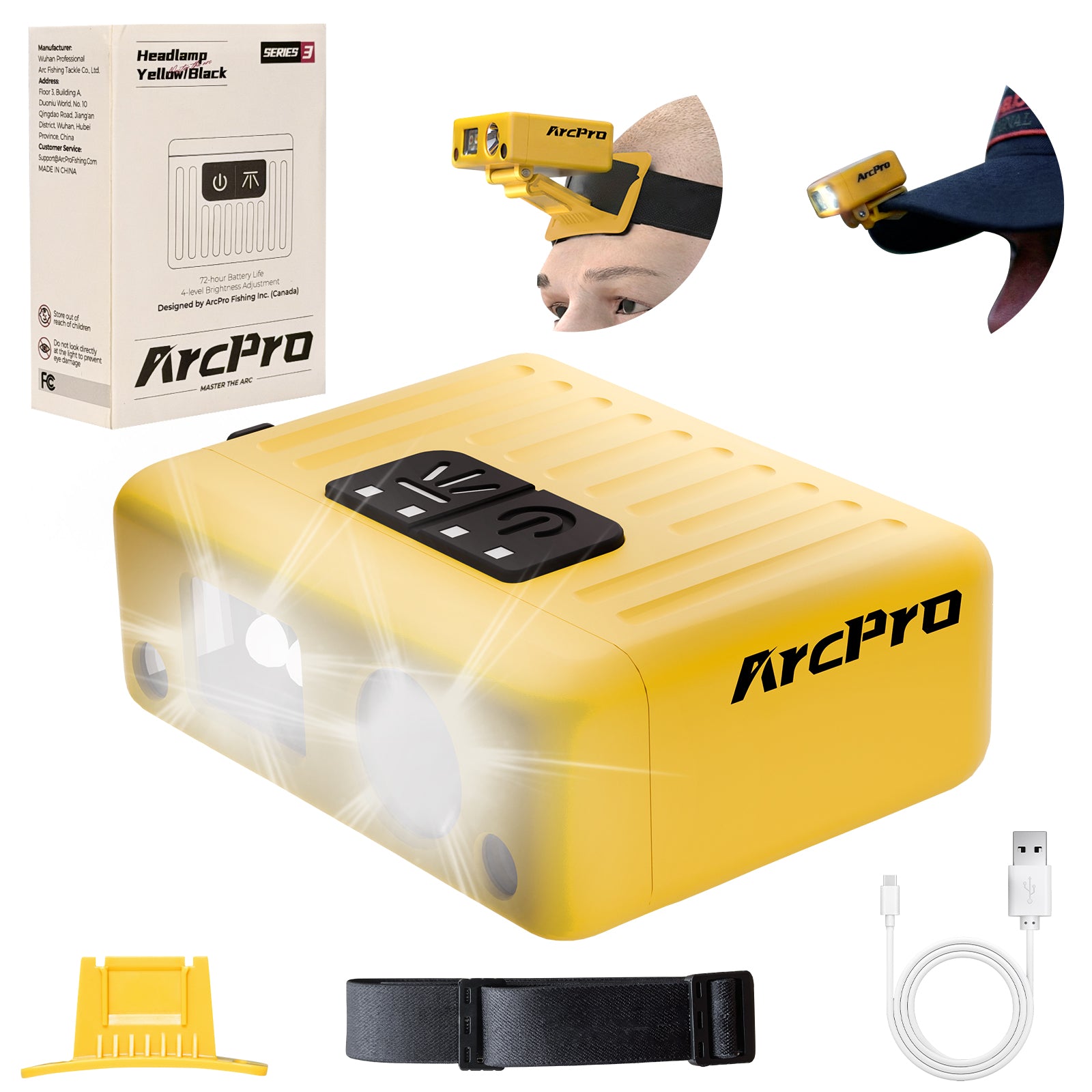 Ultra-Light LED Clip-On Hat Light